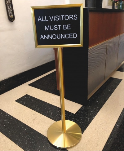 Sidewalk Signs & Crowd Control - interior
