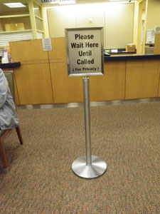 Sidewalk Signs & Crowd Control - interior
