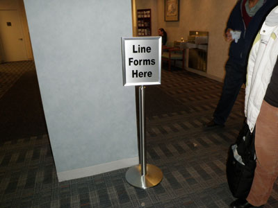 Sidewalk Signs & Crowd Control - interior