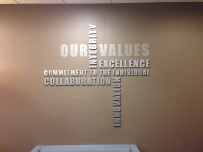 Dimensional Letters & Logos - interior